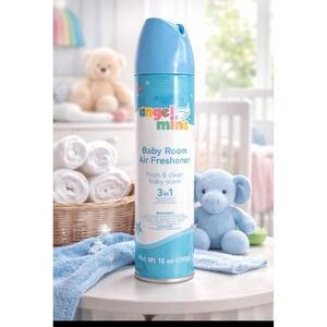 Angel of Mine Baby Room 3 In 1 Air Freshener Fresh & Clean Baby Scent 10 ozEa